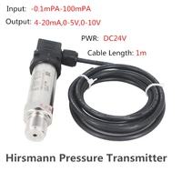 4 20ma pressure transmitter 25mpa 0 5v 0 10v output absolute 14 water pressure sensor