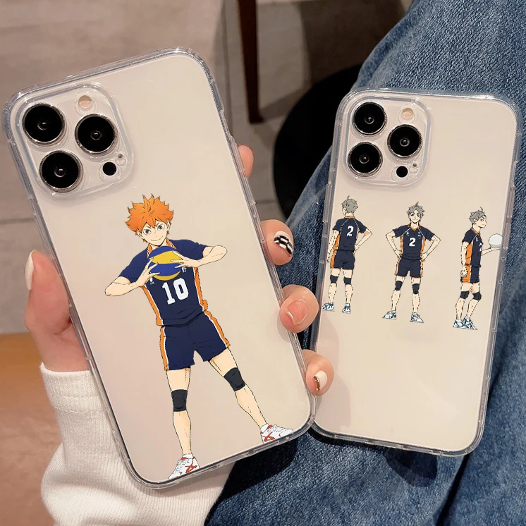 

Haikyuu Volleyball Phone Cases For iPhone 11 12 13 Mini SE 2020 6 6S 7 8 Plus X XS XR Pro Max Cover Shell Clear Soft TPU