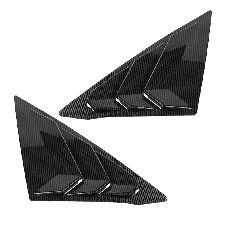 

1 Pair Left & Right Side Window Air Vent Louver Scoop Cover Trim Fit for Honda Civic 11th Sedan 2022 Carbon Fiber Style