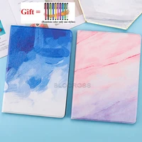 for samsung tab a7 lite case 8 7 sm t220 sm t225 marble multi angle viewing folio stand for galaxy tab a8 0 t290 t295 with pen