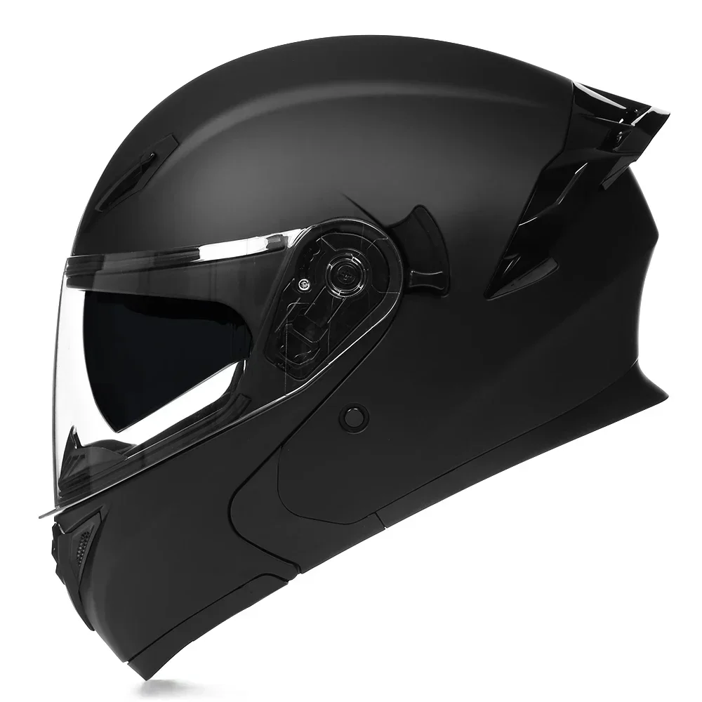 

Новый модульный мотоциклетный шлем с откидной крышкой, анфас, гоночный Casco Moto, двойной козырек, одобренный DOT, гоночный шлем для мотокросса, защитный шлем