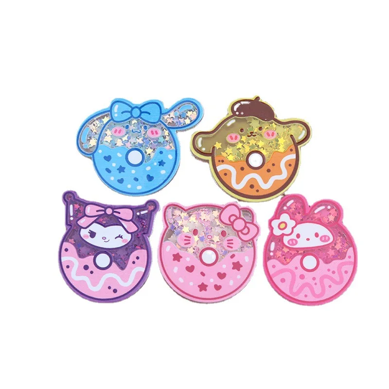 

Sanrioed Hello Kitty Kuromi Cinnamoroll My Melody милые Мультяшные аксессуары для анимации искусственный чехол Сделай Сам акрил