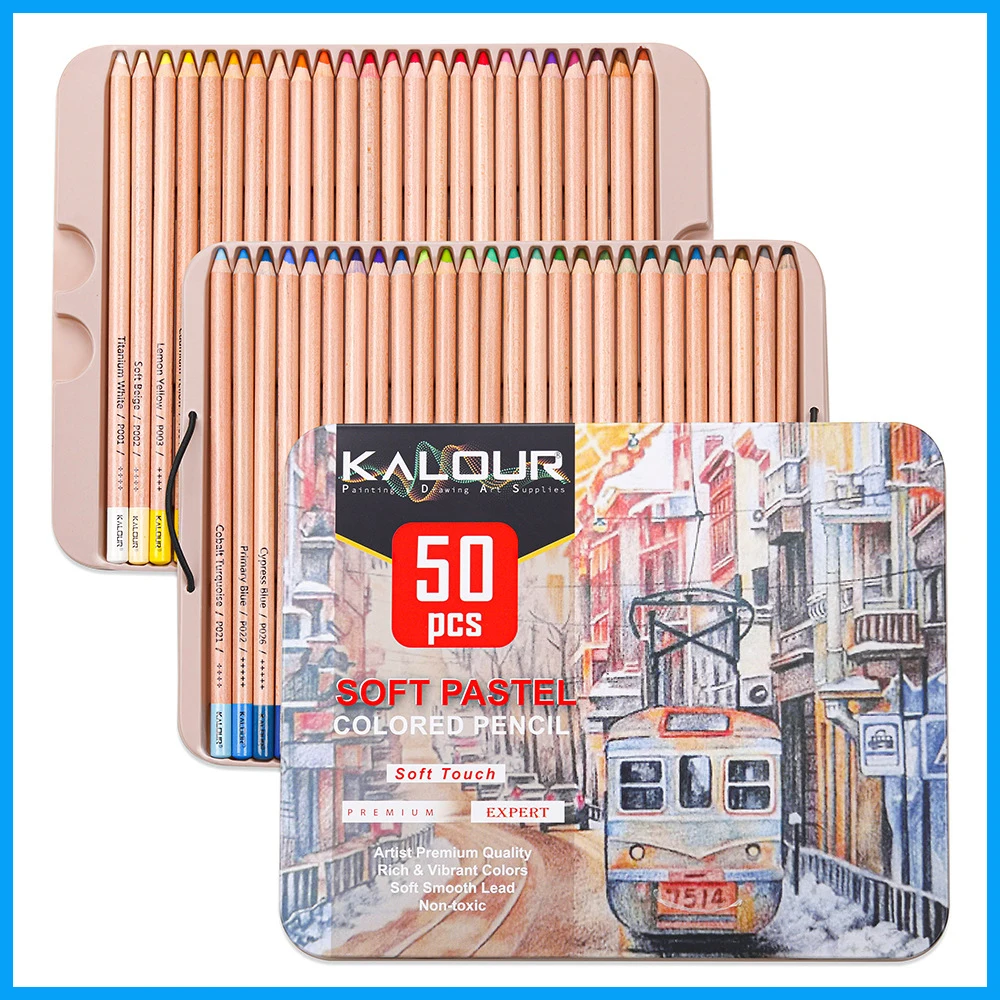 Красивый карандаш 50 цветов мягкая серия граффити рисование набор Детские