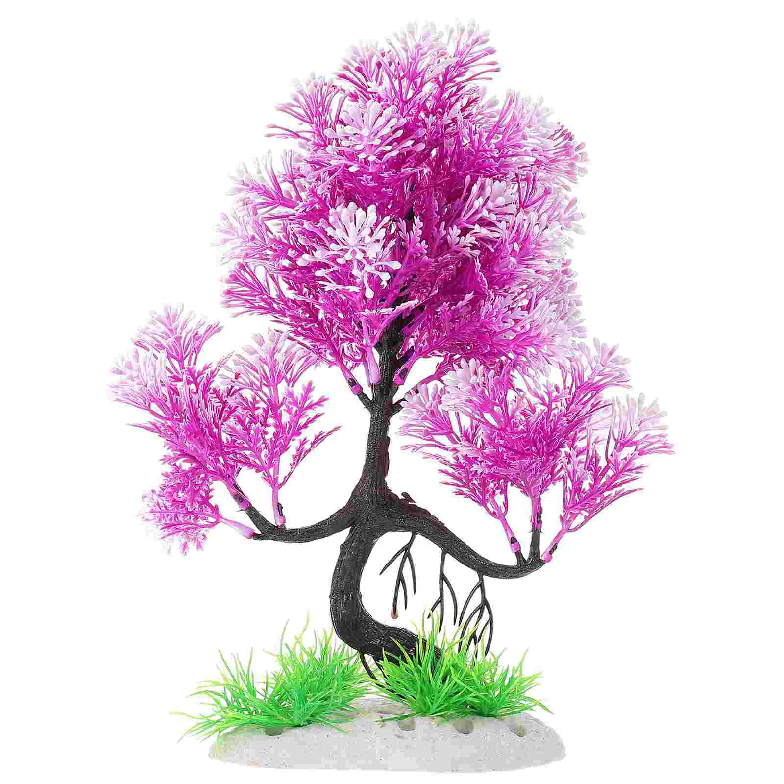 

1Pc Artificial Aquatic Aquarium Decoration Landscape Tree