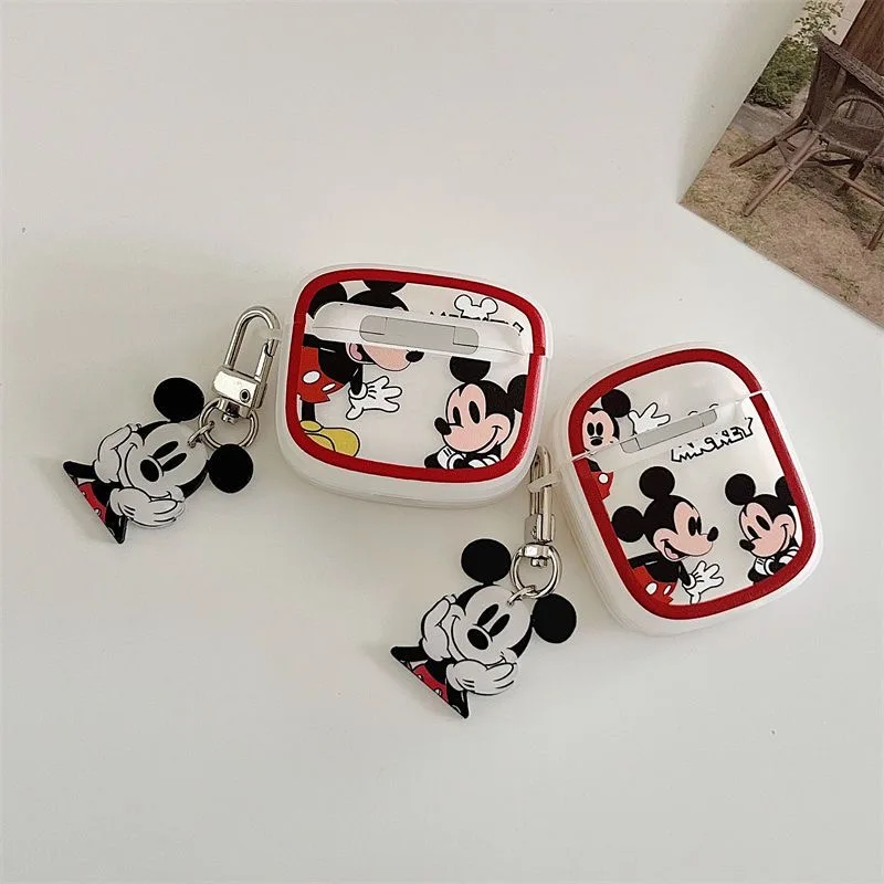 

Cute Disney Mickey 3D Doll Mickey pendant Earphones Case for Apple AirPods Air Pods 1 Pro 2 3 Cover Headphone Box