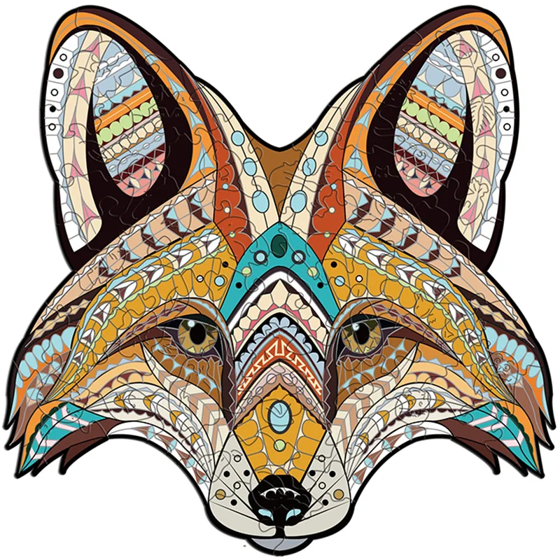 

Fox Puzzles for Adults Kids Fantastic Wooden Jigsaw Puzzle A3 A4 A5 Impossible Animal New Brand Gift Design Toy Item Wholesale