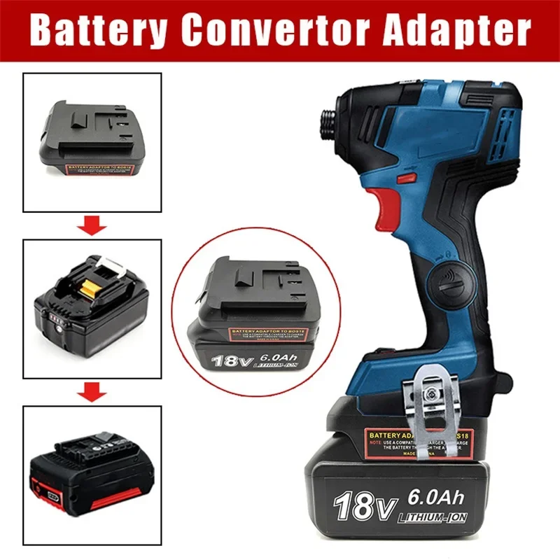 Адаптер преобразователя батареи для Makita 18 В литиевая батарея BL1830 BL1850 конвертер в