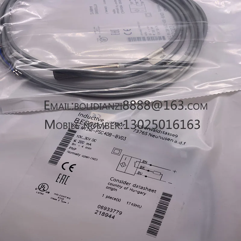 Новый датчик приближения BES0001 BES M12MI-PSC40B-BV03