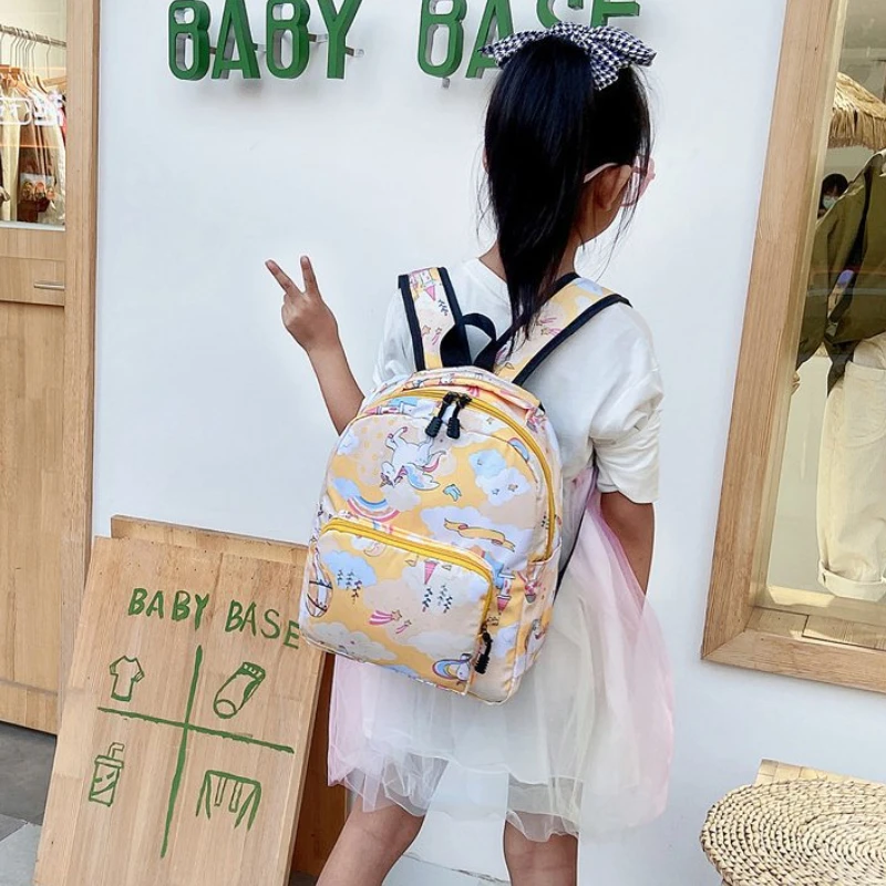 Cute Children Small Schoolbag In Kindergarten Baby Cartoon Unicorn Fashion Bags 3-4-year-old Boys Girls Small Travel Backpacks