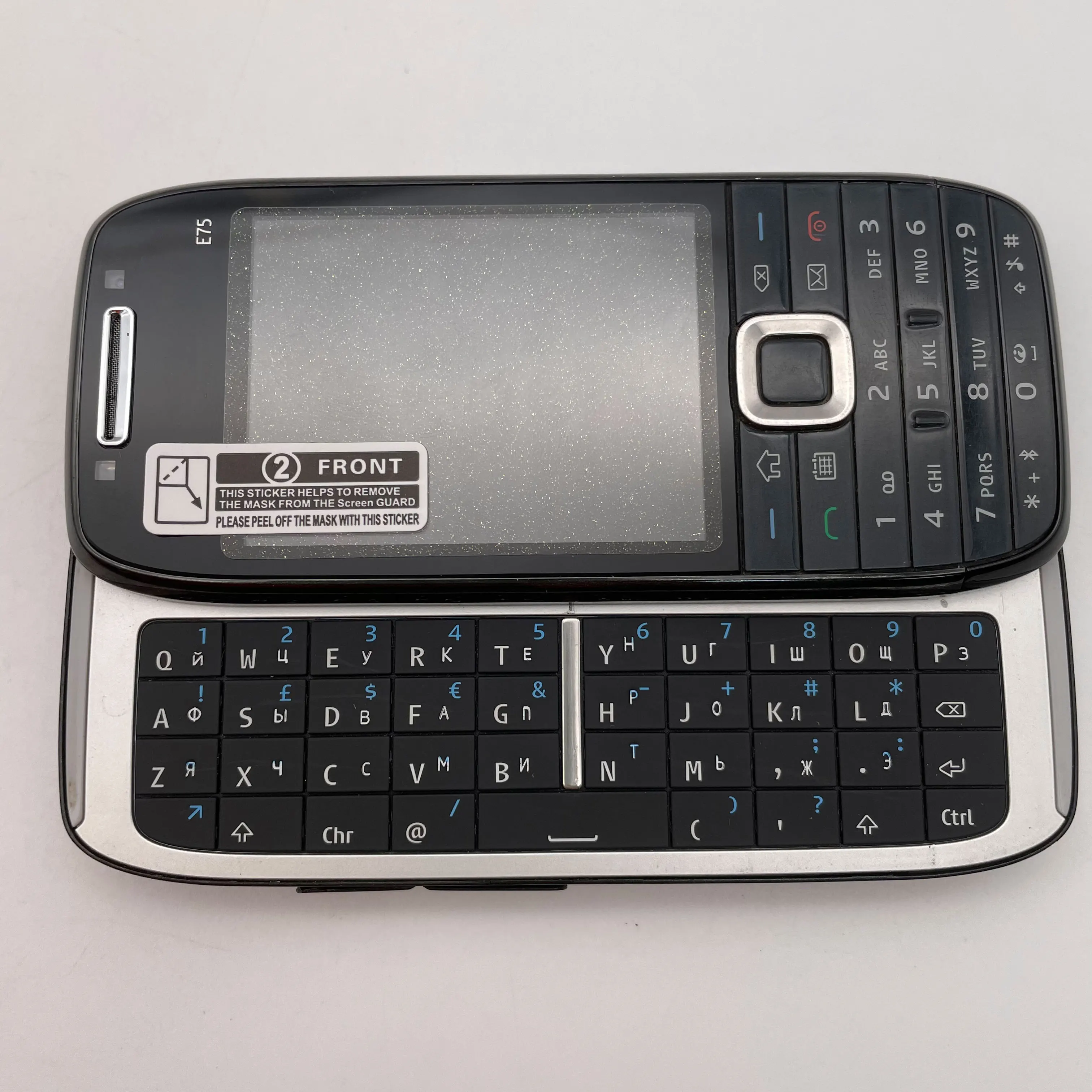 Фото Восстановленный оригинальный мобильный телефон E75 3G с одной SIM-картой, разблокированный GSM 900/1800, с русской, арабской, ивритской клавиатурой, произведено в Финляндии №5