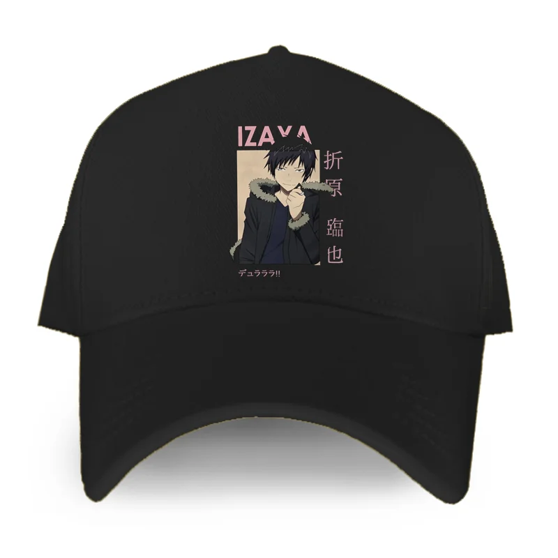 

Durarara Japanese Suspense Urban Fantasy ACG Mikado Izaya Orihara Baseball Cap Unisex Casual Caps Vintage Hat For Men Dad Hat