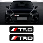 Автомобильный Логотип ПЕРЕДНЯЯ РЕШЕТКА светодиодсветильник Для TRD CROWN REIZ COROLLA Camry Scion Avensis Auris Hilux VITZ Corolla Yaris Rav4 C-hr 86 Prius