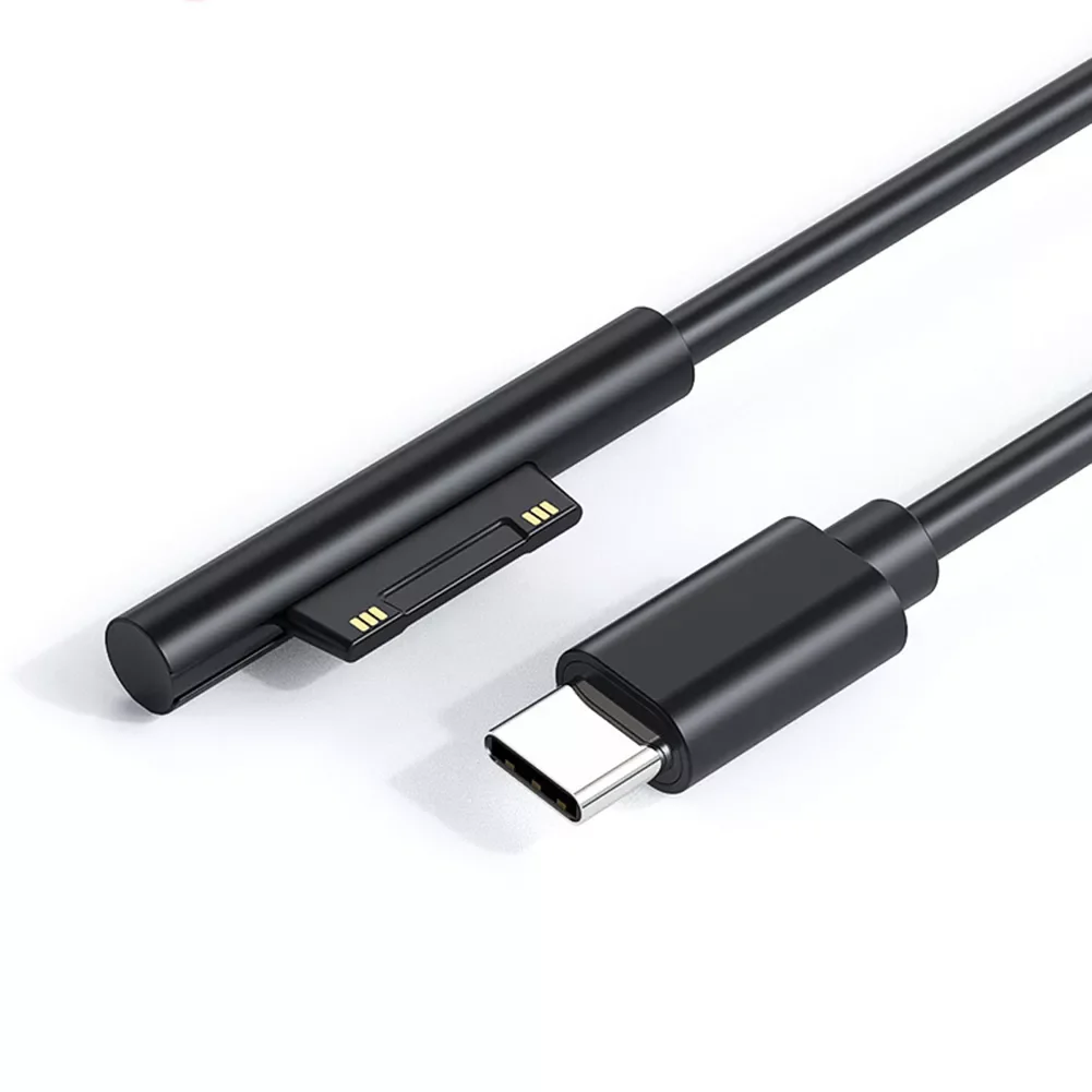 

Блок питания USB Type-C, 1,5 м, 65 Вт, 15 В, 3 А, PD, кабель для Microsoft Surface Pro 7/6/5/4/3 Book/Book 2