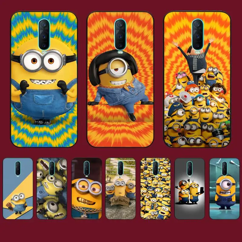 

Cute Cartoon Banana Yellow Phone Case for Vivo Y91C Y11 17 19 17 67 81 Oppo A9 2020 Realme c3