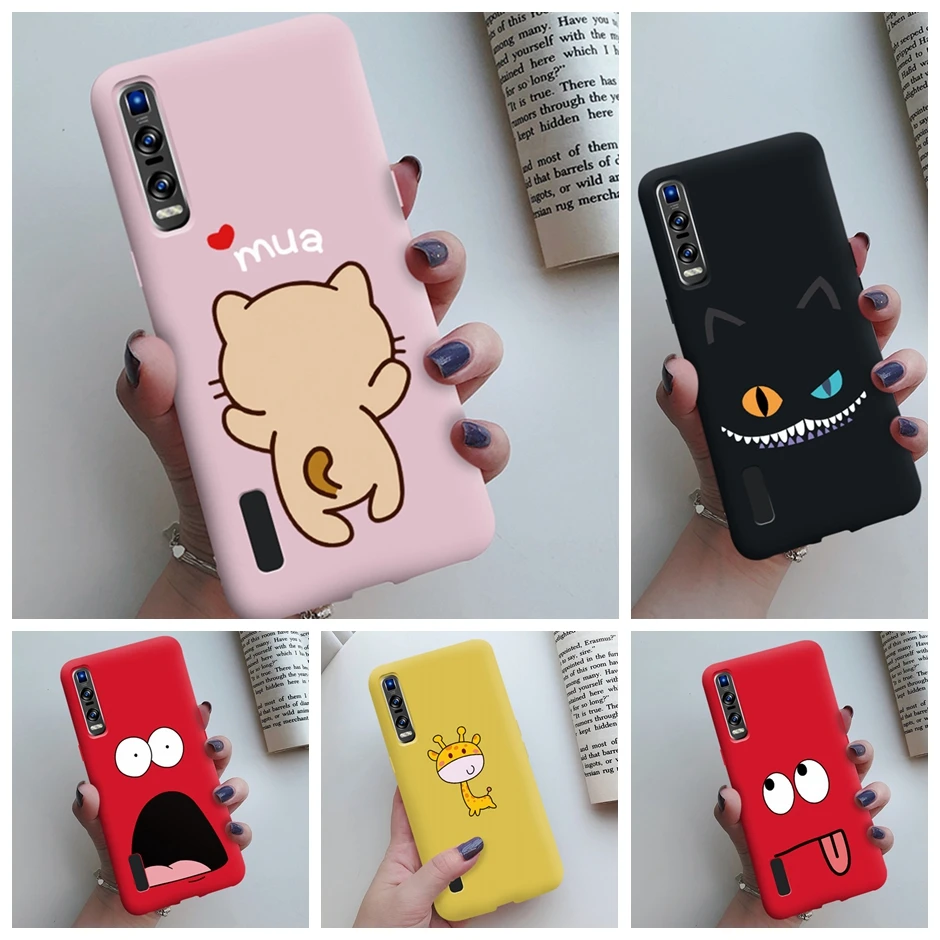 Чехол для OPPO Find X2 Pro, найти X2pro, силиконовый чехол-накладка карамельных цветов для OPPO CPH2025, мягкий чехол для телефона OPPO FindX2pro, чехлы