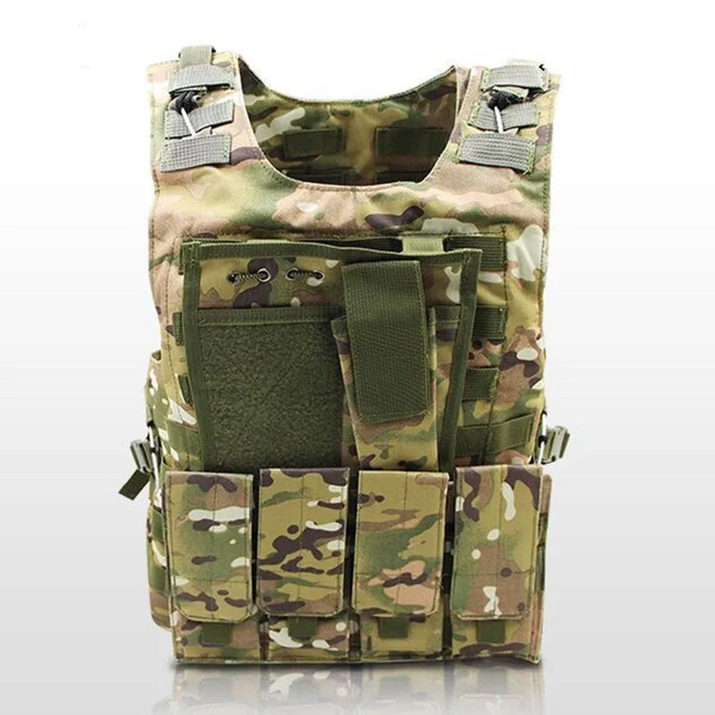 Тактический жилет CS Game Airsoft Assault Molle Жилет Охотничья одежда Камуфляжный Боевой