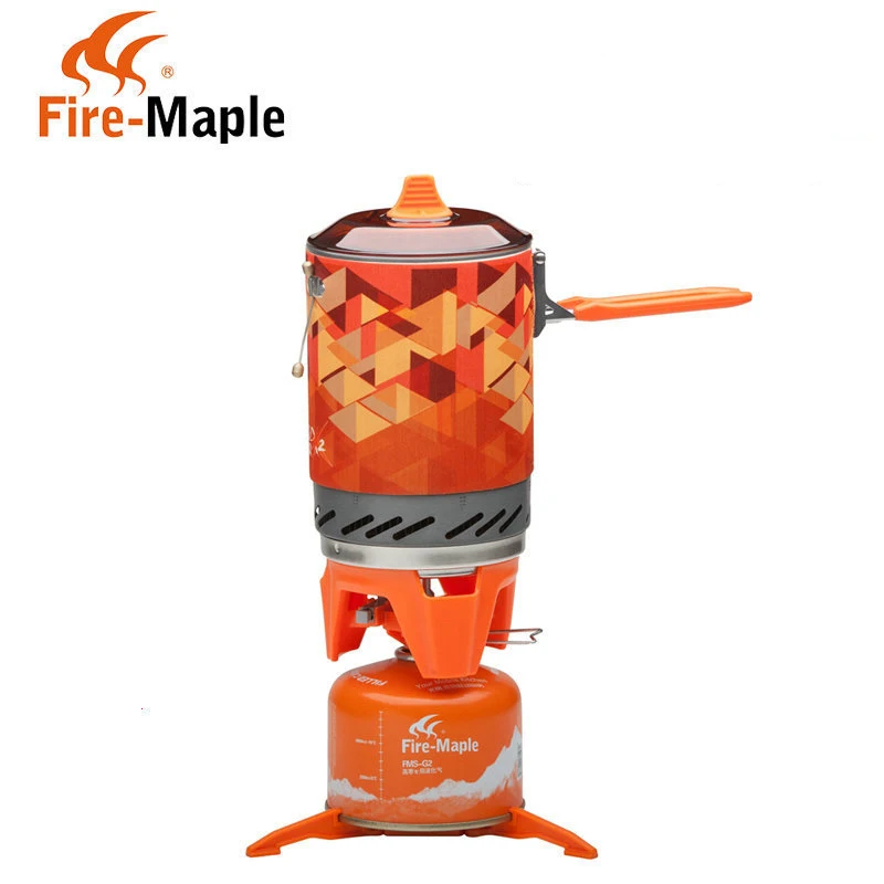 Fire Maple X1 X2 X3 X5 Outdoor Gas Stove Burners Portable Cooking System With Heat Exchanger Pot Camping Hiking Gas Cooker