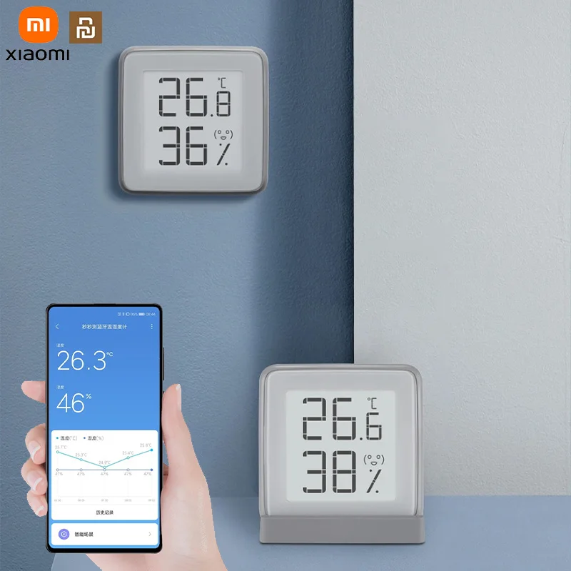 

Умный Bluetooth-Термометр-Гигрометр Xiaomi Youpin с ЖК-дисплеем