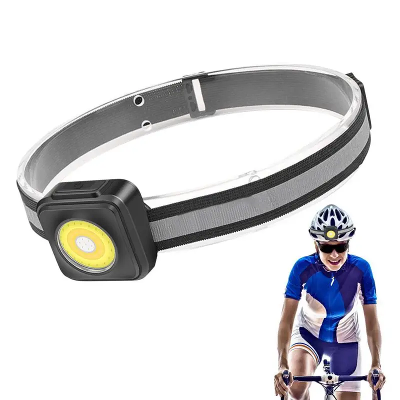 

Led Headlamp Lightweight USB Head Light With Motion Sensors Waterproof And Adjustable For Outdoor Lighting Suitable For Night