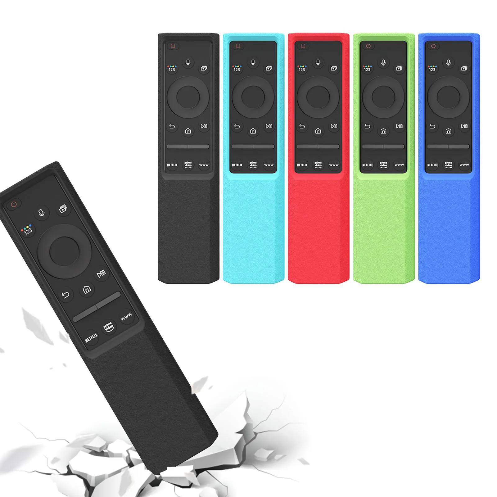 

Силиконовый чехол для Samsung TV BN59-01357A, противоударный полноразмерный защитный чехол с ремешком