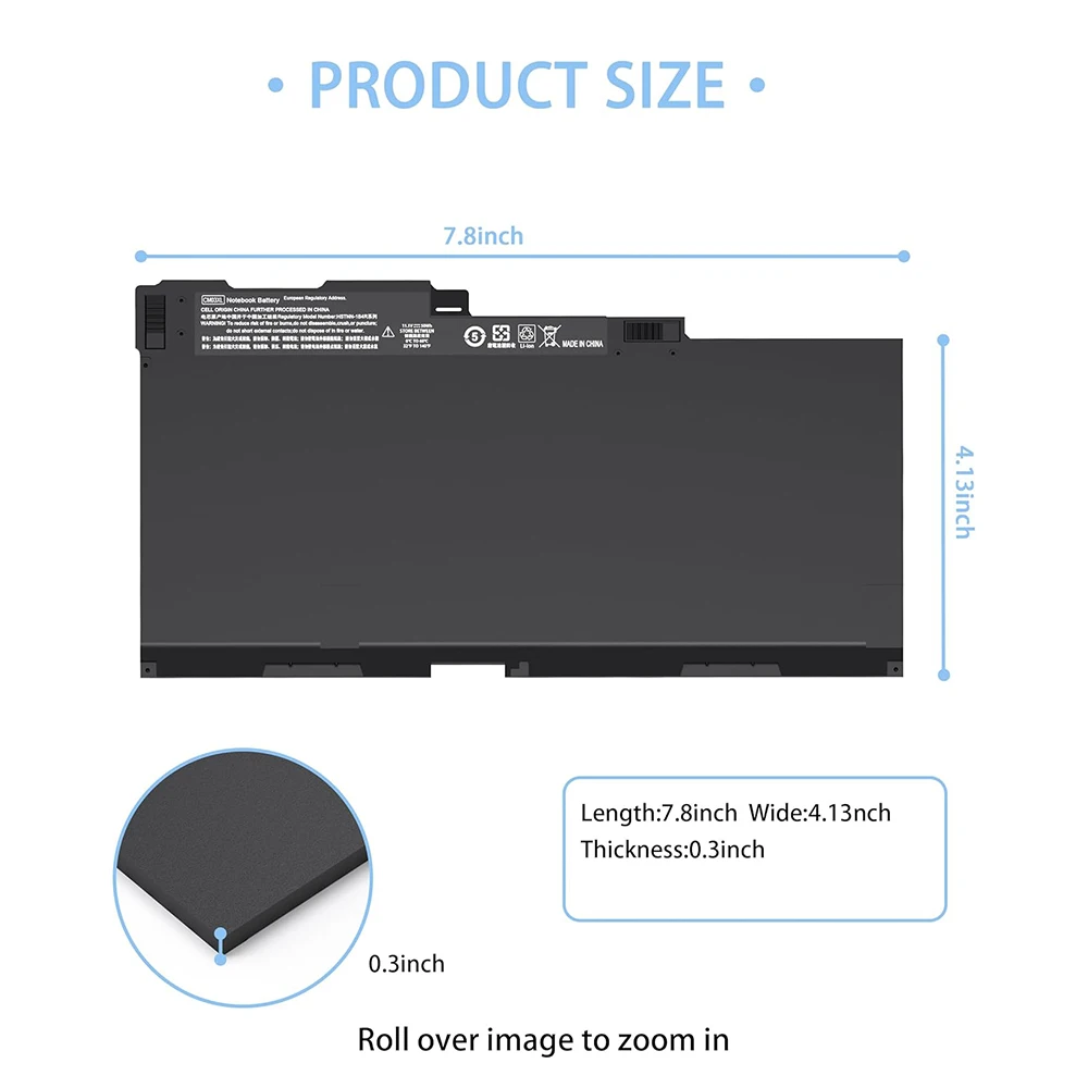 Co06 CM03 CM03XL Аккумулятор для ноутбука HP EliteBook 740 745 750 755 840 ...
