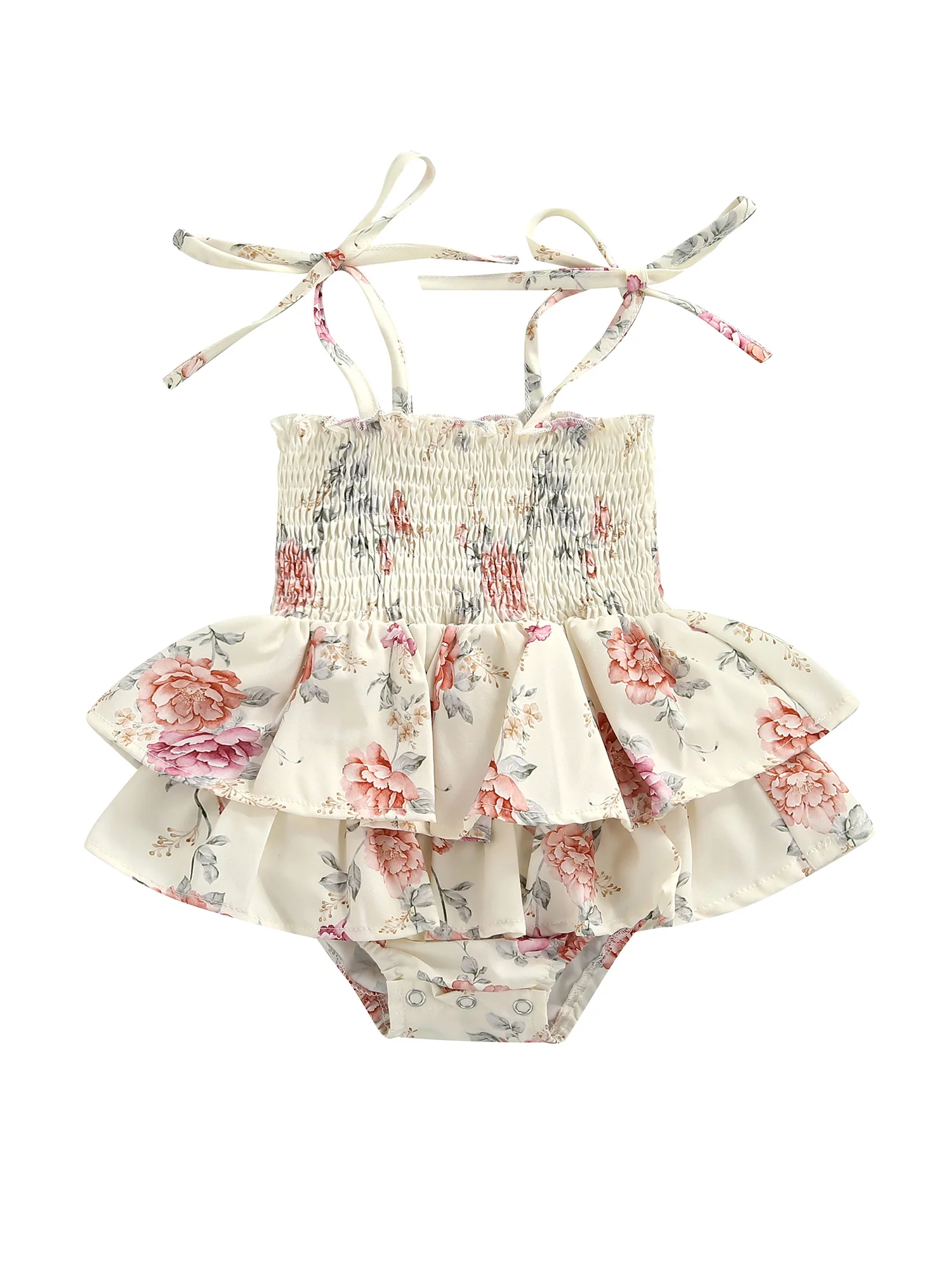 

Летнее платье Txlixc с цветочным принтом для детей 0-18 месяцев