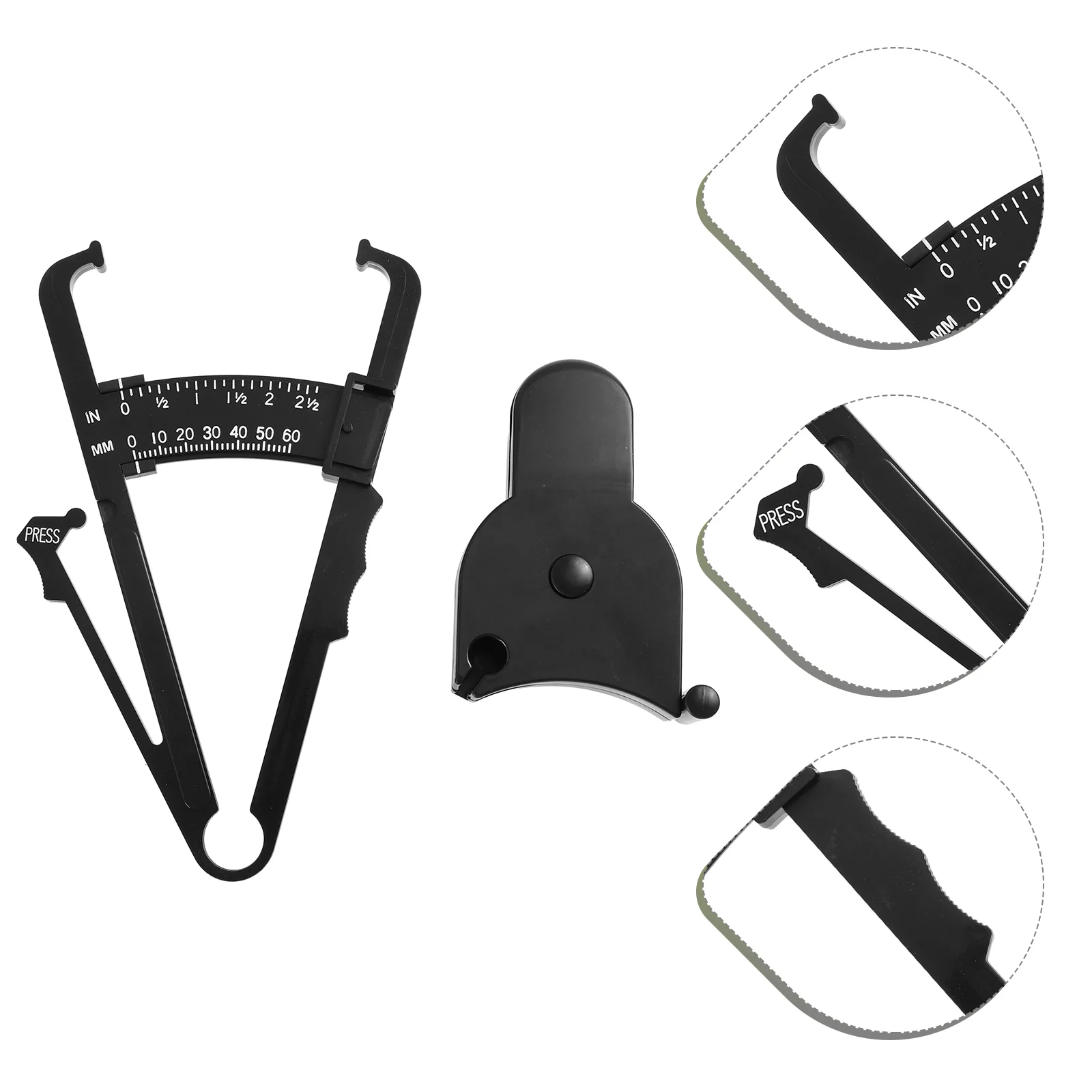 

Body Fat Caliper Personal Body Skinfold Test Weight Loss Calculator Fitness Measurement Tools for Men Keep Health Meter