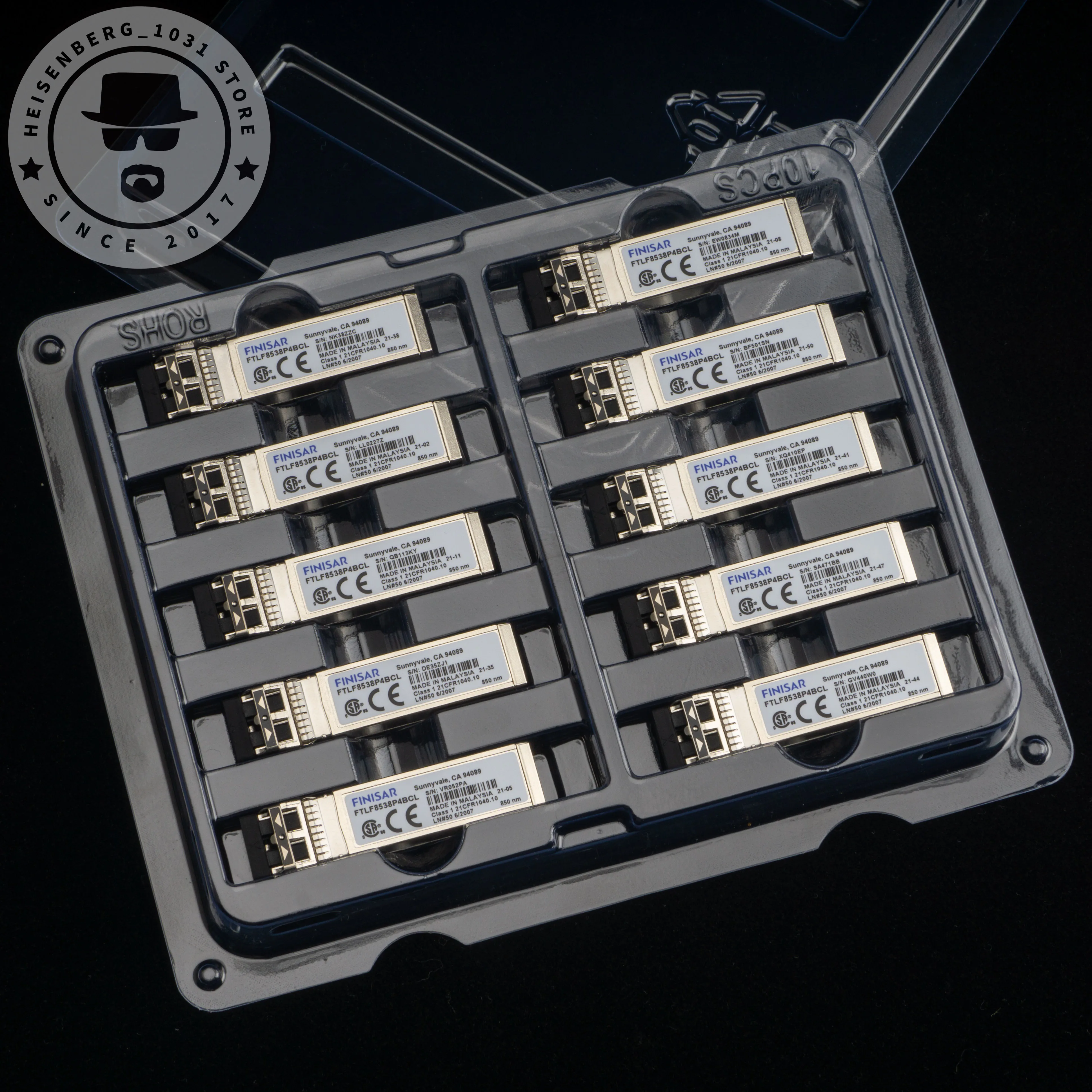 FINISAR FTLF8538P4BCL 25GBASE-SR 25 78 Гбит/с Двунаправленный SFP28 SR 100 м LC MMF