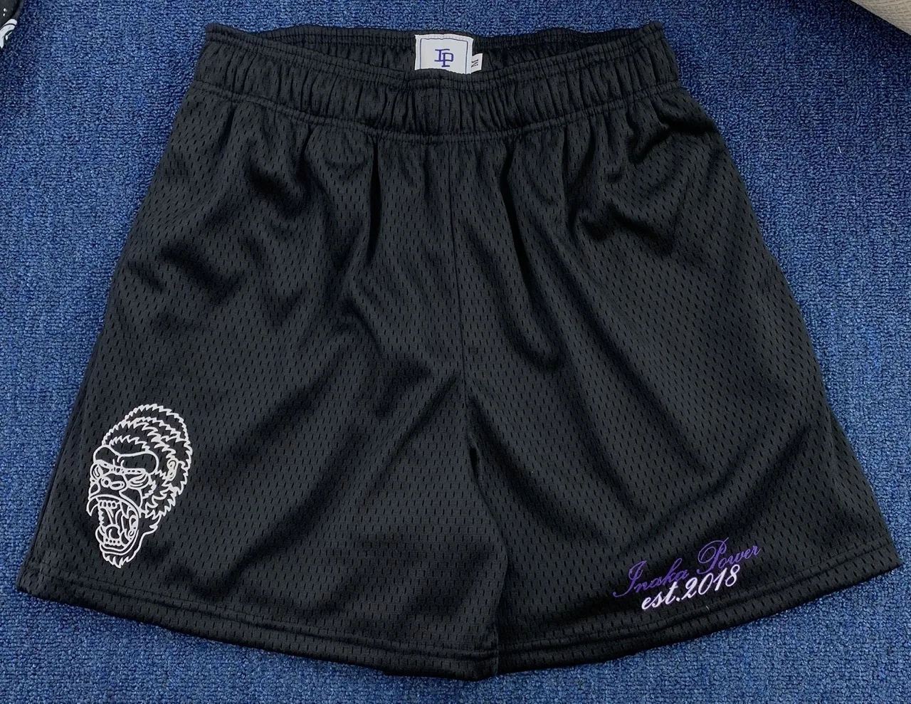 Inaka Shorts 2022 Men Women Classic GYM Basketball Workout Mesh Shorts One Layer Inaka Power Shorts Fashion Design Wholesale