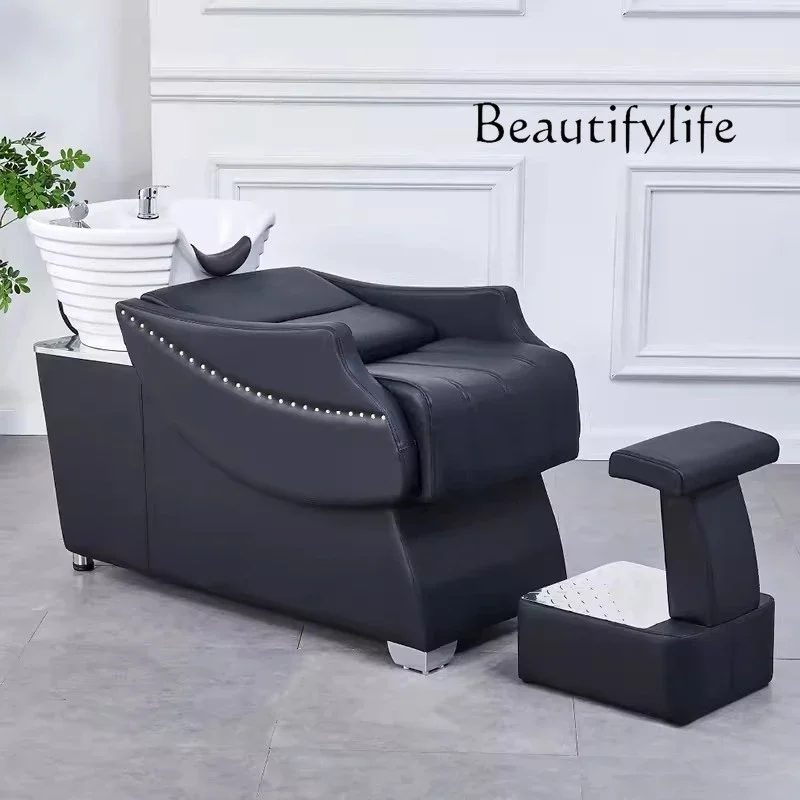 Парикмахерская кресло для шампуня парикмахерская частная сеть красная кровать