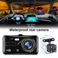 touch screen dash cam front and rear camera car dvr car video recorder loop recording hd 1080p ips night vision driver recorder