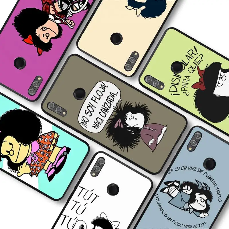 

Mafalda Phone Case For Huawei Honor V30 30 9X 7A Pro View 20 10 9 Lite 10I 8C 8X 5A Play Cover