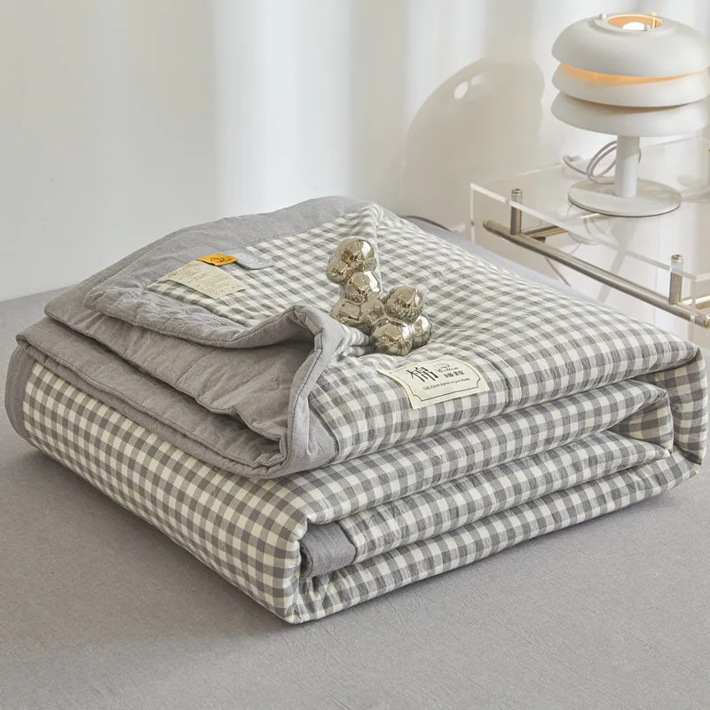 

Летнее стеганое одеяло из хлопка King Size