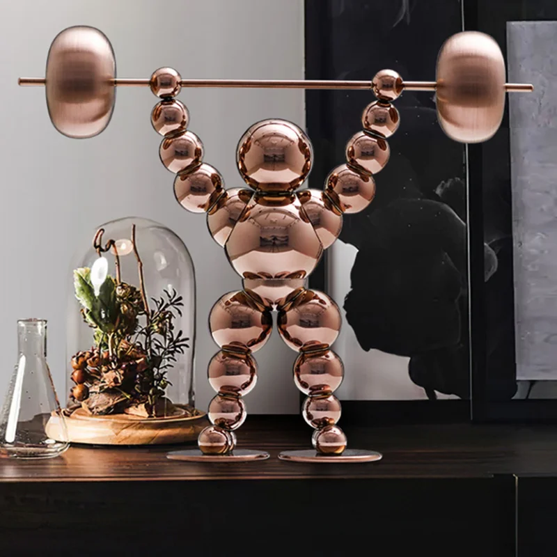 

Скандинавский стиль, роскошное украшение для гостиной, телевизора, кабинета, офиса, украшения из нержавеющей стали, украшения для дома, аксессуары для дома