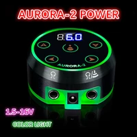 tattoo power supply aurora 2 digital lcd permanent makeup with adapter mini led touch pad tattoo machine supplies