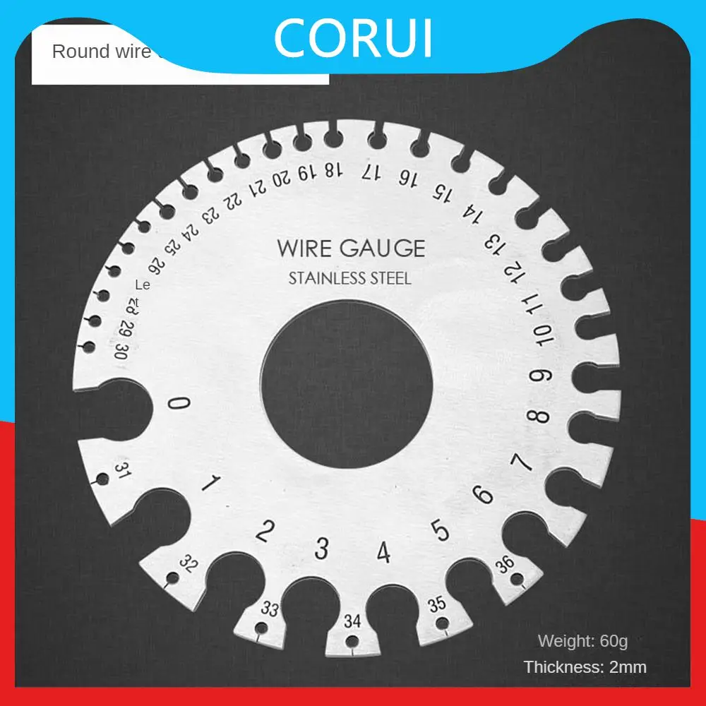 

Gauge Measurement Of Wire Diameter And Thickness Anti Scratch And Wear-resistant Welding Inspection Ruler High Precision