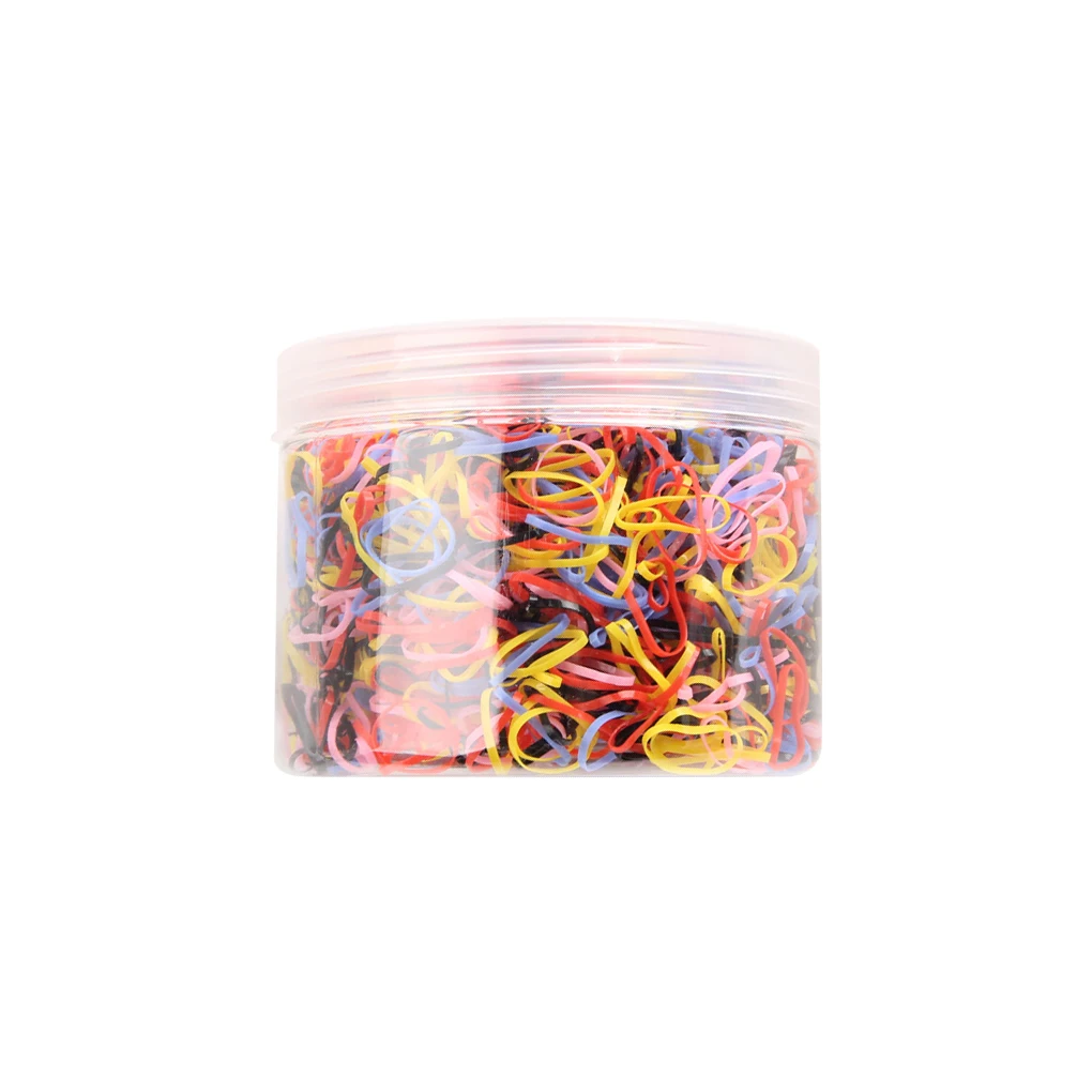

Colorful Hair Band Kids Hair Tie Elastic Rubber Bands Party Wedding Hairstyling Tool, Small