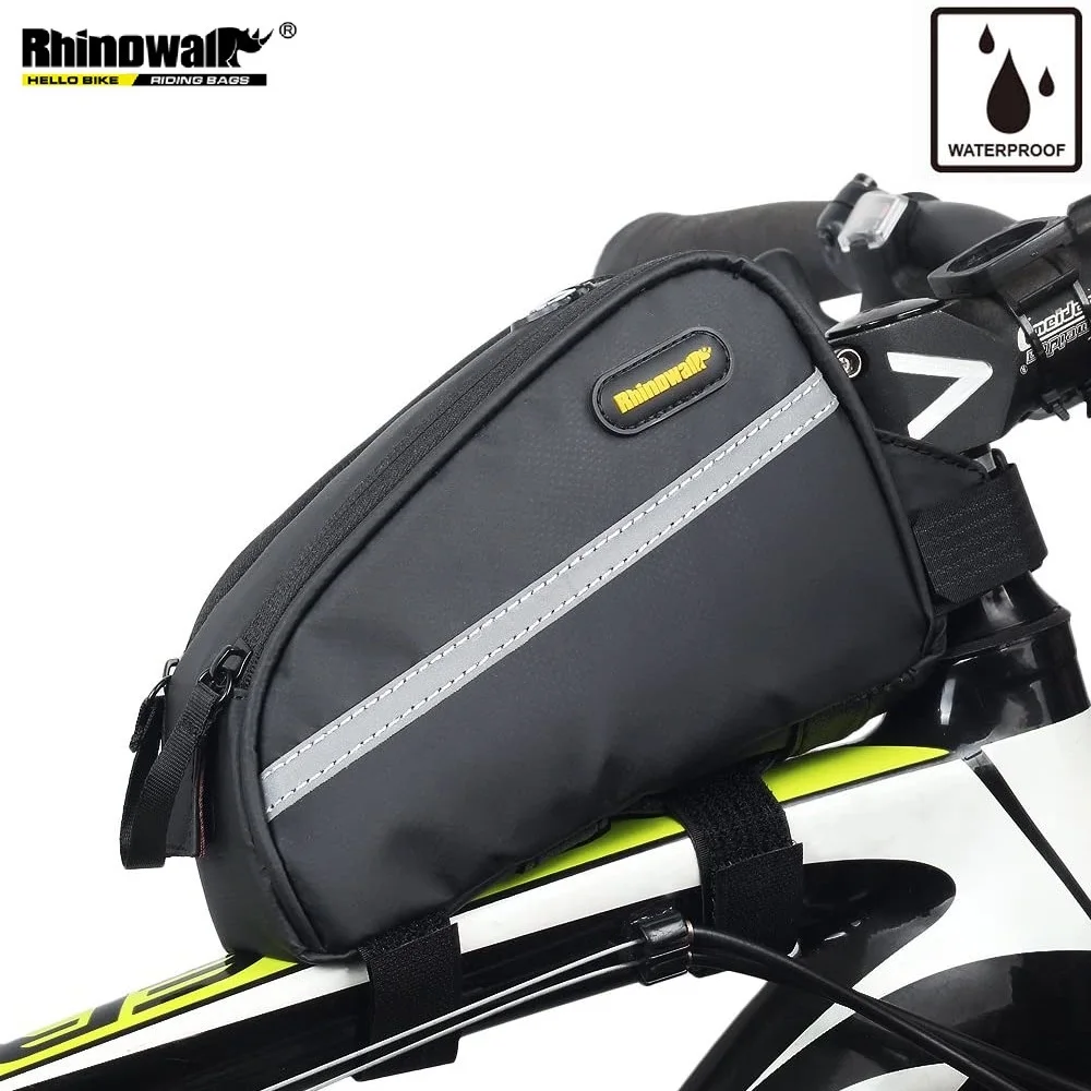 

Rhinowalk Bike Bags Waterproof Bike Frame Front Tube MTB Bicycle Bags Phone Holder Tools Bags Professional Cycling Accessories