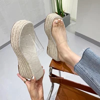 fashion womens sandals woman summer 2022 thick sole luxury sandal high heels womans slippers platform shoes shoe ladies chunky