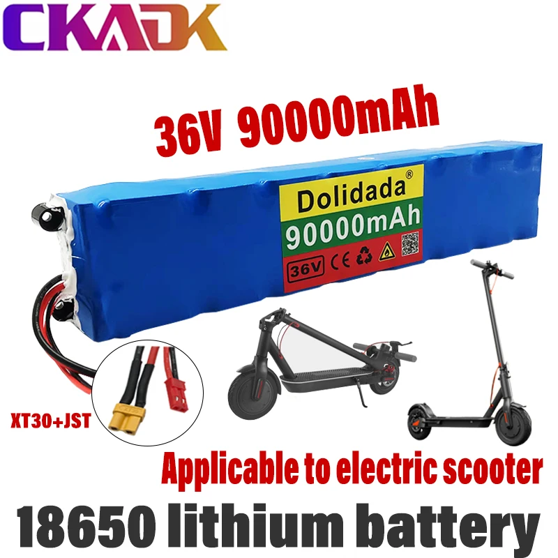 Новый литиевый аккумулятор 36 В 10s3p 90 Ач 18650 250 500 Вт-Вт 42 в подходит для