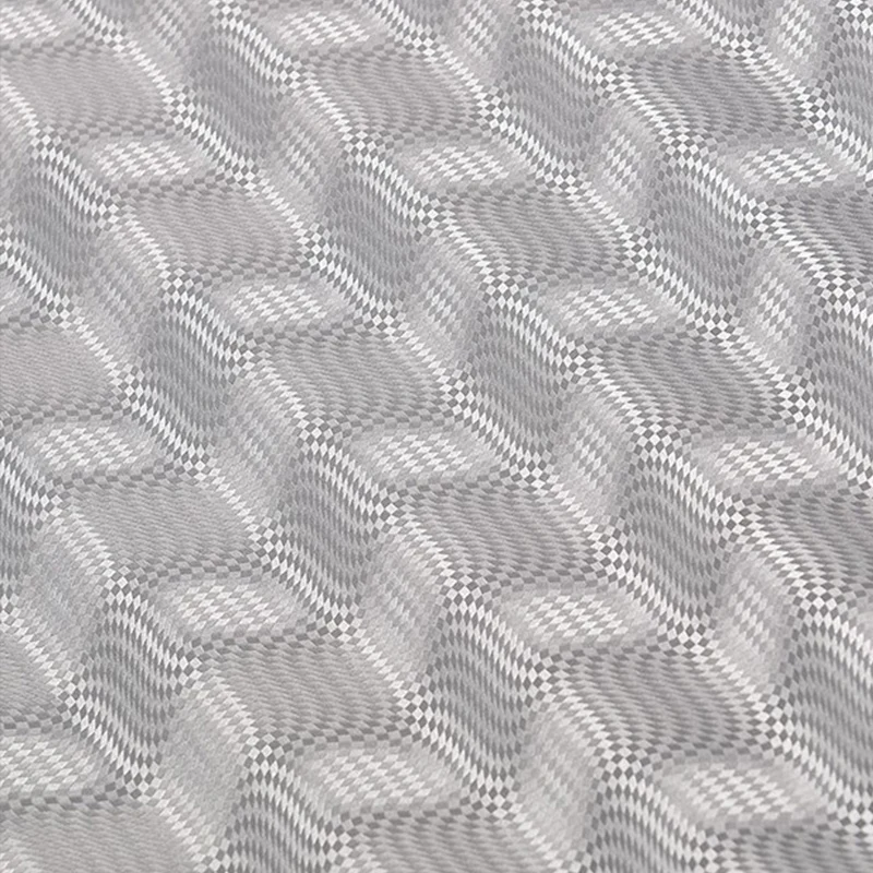 Серый серебристый 3D динамический искусственная кожа Блестящий эластичный