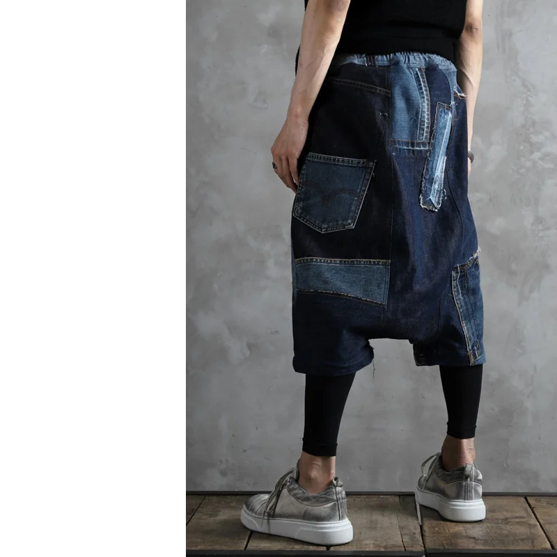 Рисунок 4 - Шорты-карго мужские джинсовые составного кроя