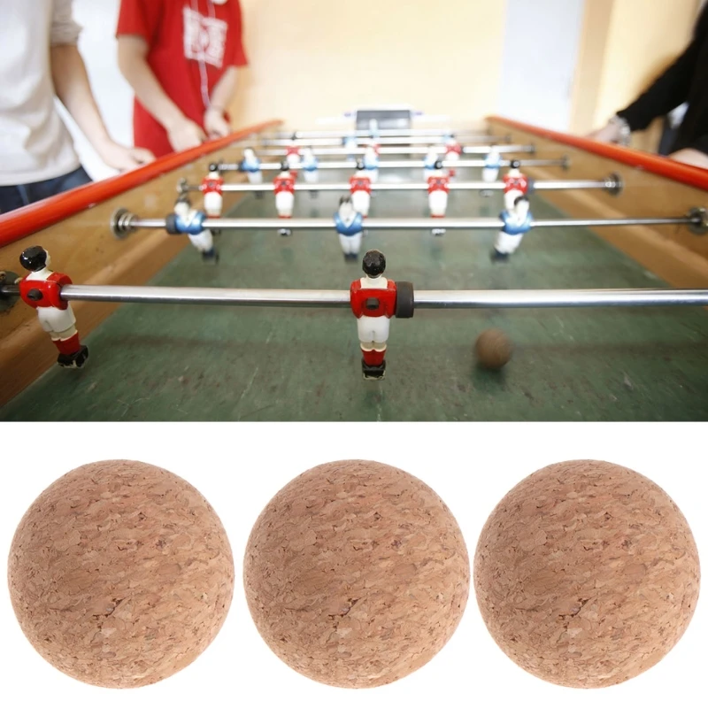 

36mm Fussball Football Machine Table Football Cork Solid Foosball Table Soccer Ball Replacement Acces,Set of 6