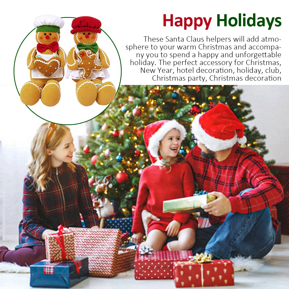 Новый Большой Выдвижной имбирный человеческий кукла печенье Мужская игрушка