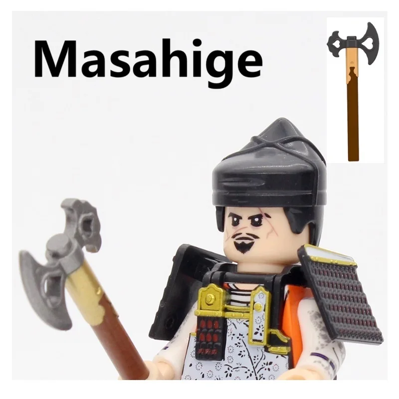 Фото Япония Seven Samurai Building Blocks Edo Period Tokugawa Ieyasu Oda Nobunaga Мини-фигурки игрушки №2