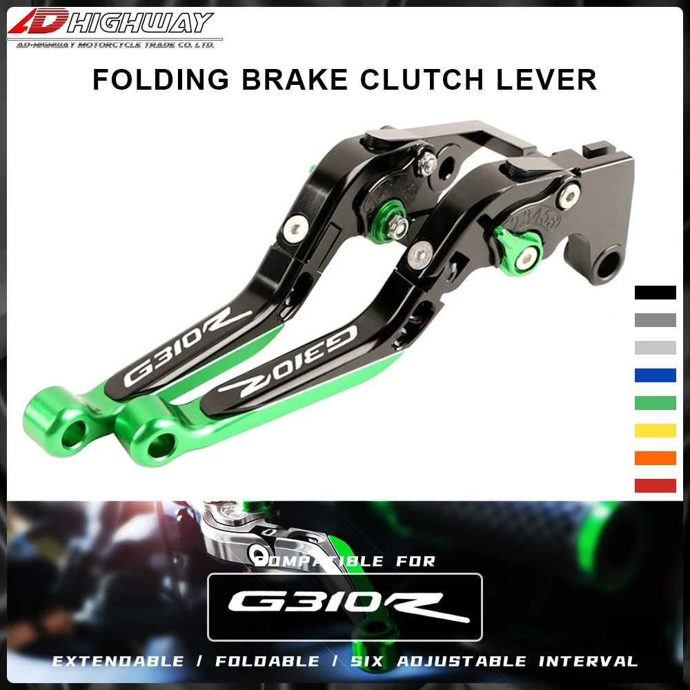 

Motorcycle Accessories Adjustable Folding Brake Clutch Levers Extendable Guard Protector For BMW G310R G310 R G 310 R 2017-2021