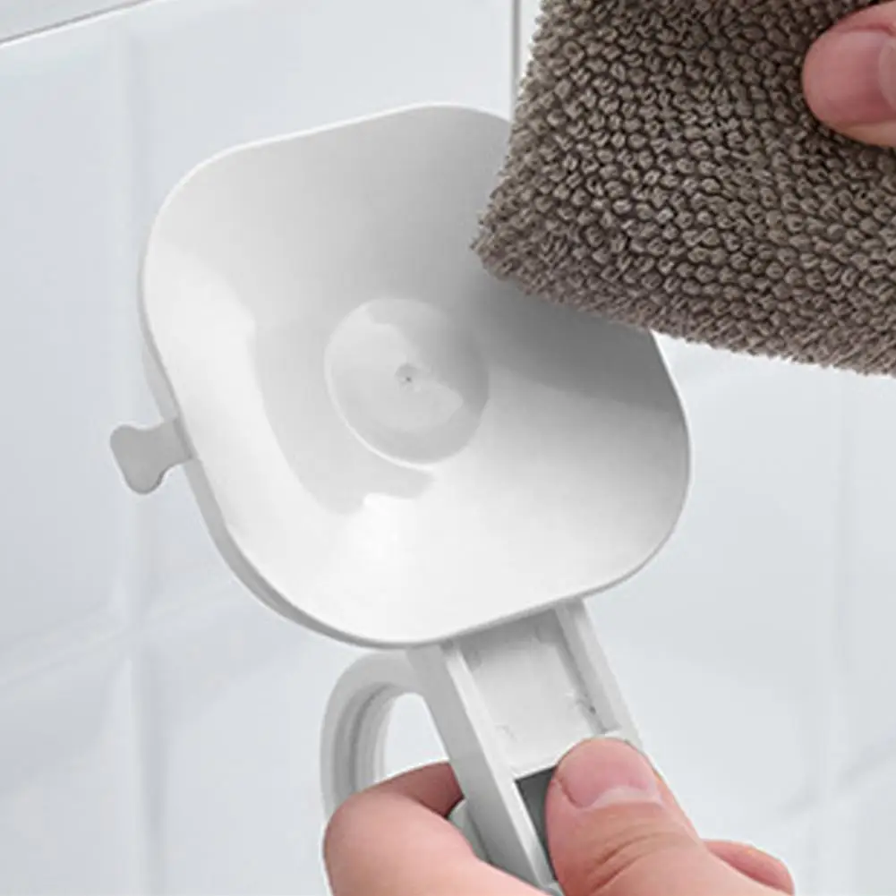 

Shower Hook Sturdy Compact Punch-free Powerful Vacuum Suction Up Hook Household Supplies Suction Cup Hook Adhesive Hook