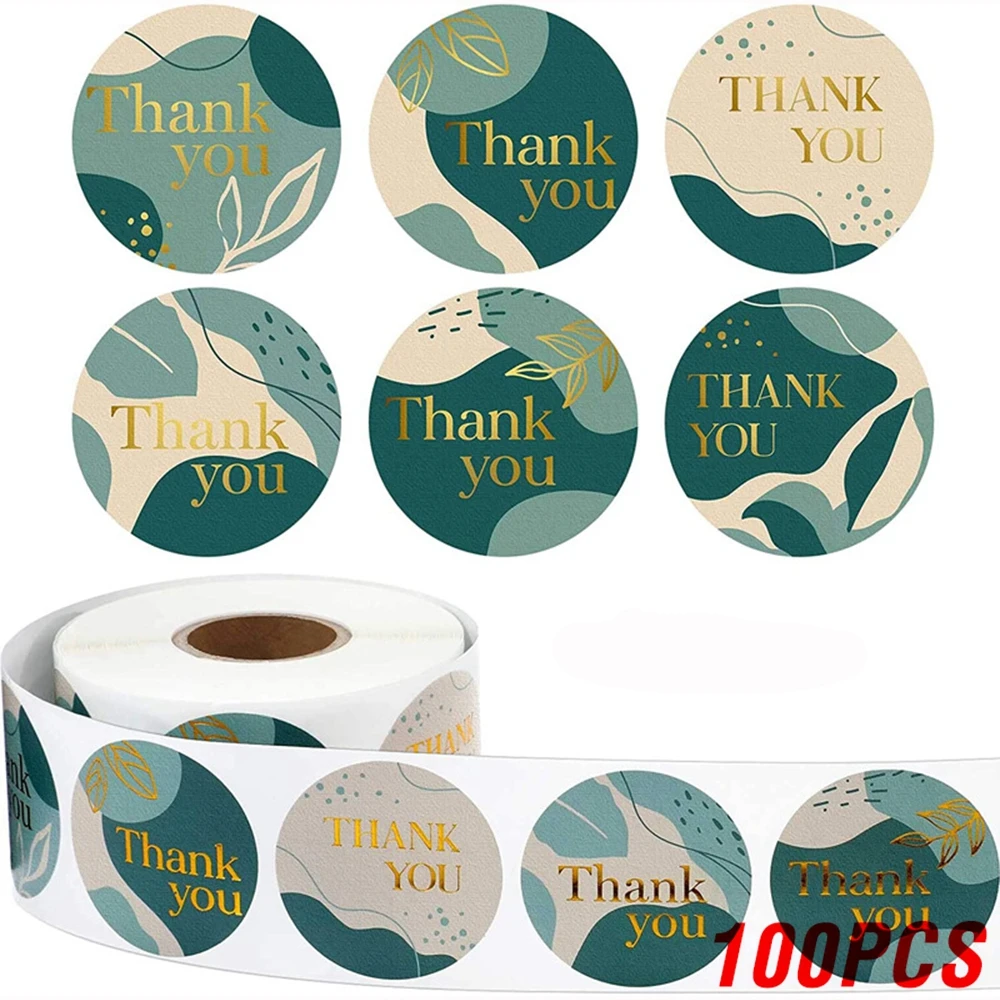 

Набор круглых наклеек "Спасибо", бумага