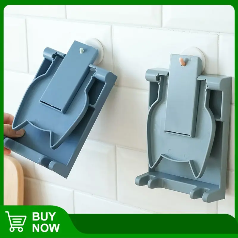 

1PC Spatula Rack Plastic Foldable Pot Lid Spatula Rack Multifunctional Hangable Cutlery Drainage Rack Kitchen Storage Gadgets