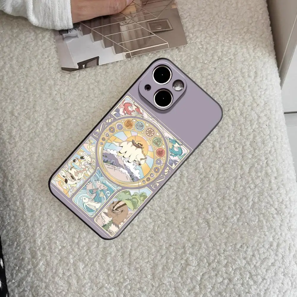 Фото Чехол для телефона с изображением Аватара: Легенда об Аанге для iPhone 17 Air 16 15 14 Plus 13 12 11 Pro Max 16e, ударопрочный, прозрачный, HD-качество №4